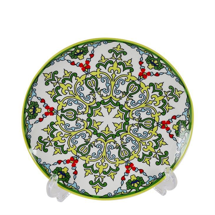 Two Colors Pad Printing Soup Plate