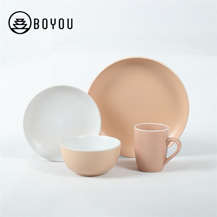 Chinese Colorful Glaze Fine Tableware Set