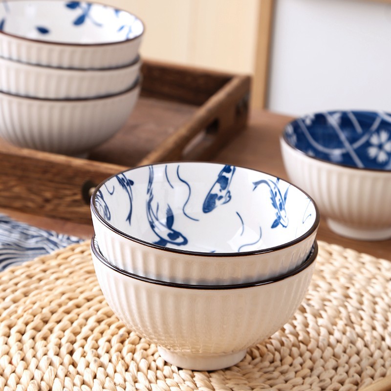 4.5 Inch Blue And White Small Gift Box Rice