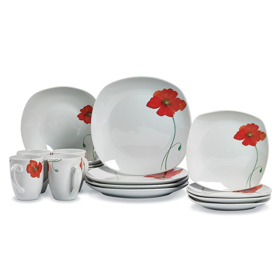 Set de veselă din 16 bucăți din ceramică