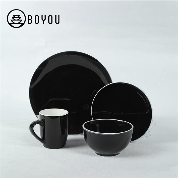 Chinese Colorful Glaze Fine Tableware Set