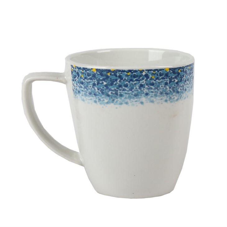 Blue Polka-dot Square Disk