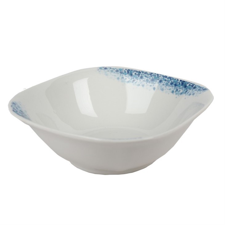 Blue Polka-dot Square Disk