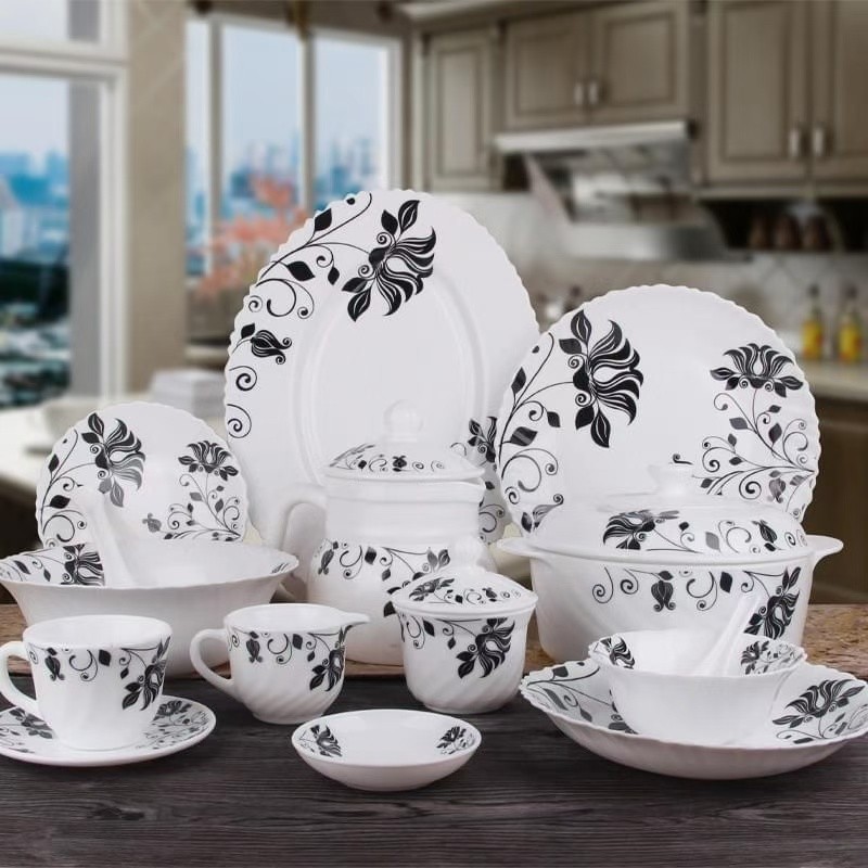 58pcs Opal Dinnerware Set