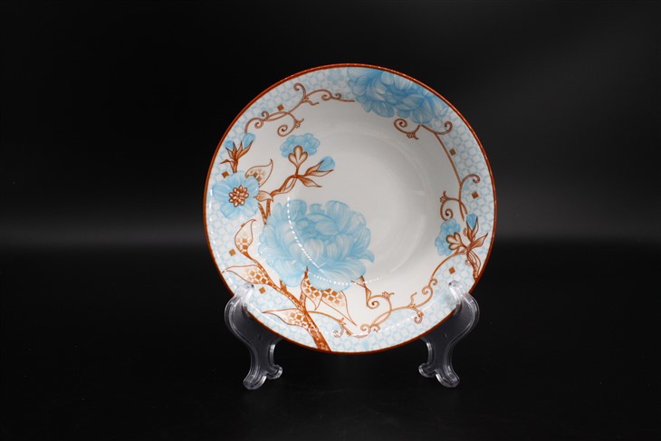 Bol colorat de salată de 7 inch