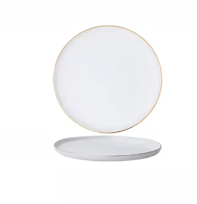 All Sizes Of Flat Plate With Gold Edge