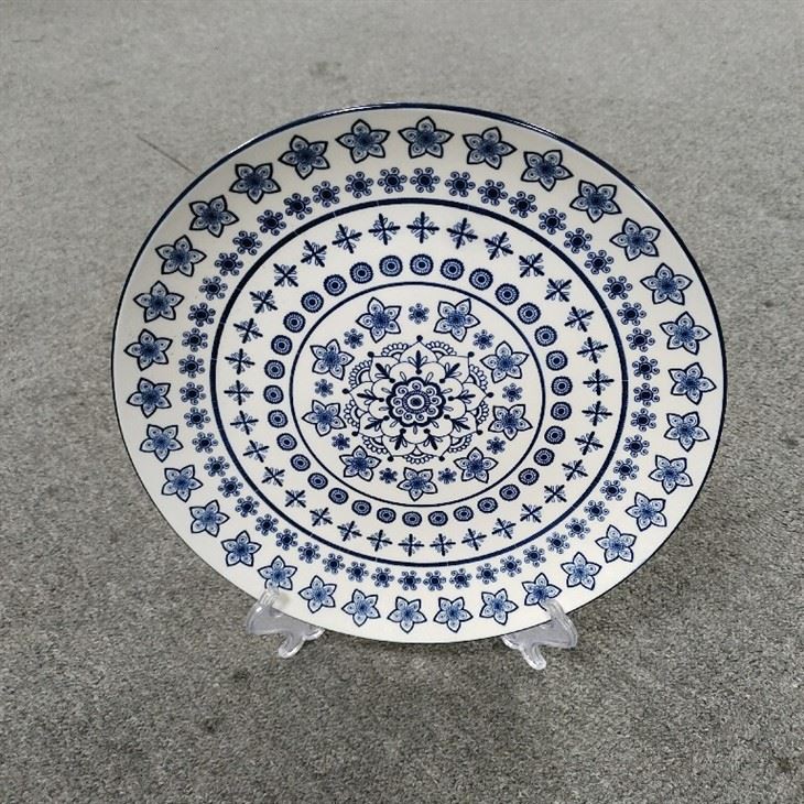 Blue Design Pattern Ceramic Set