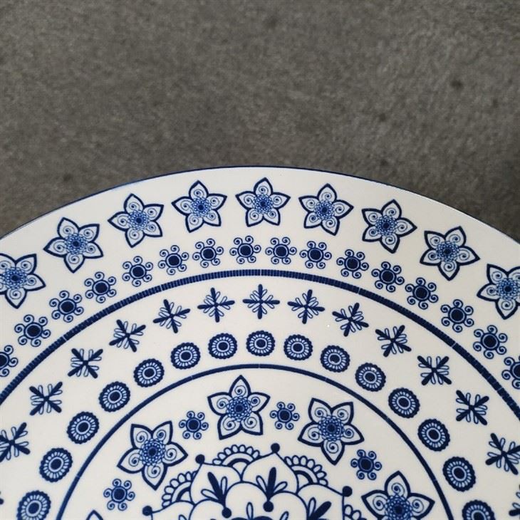 Blue Design Pattern Ceramic Set
