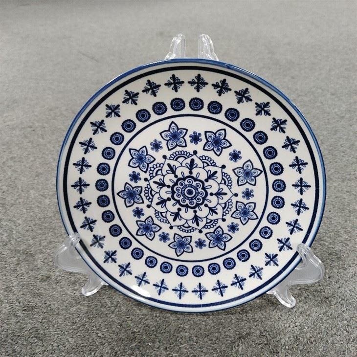 Blue Design Pattern Ceramic Set