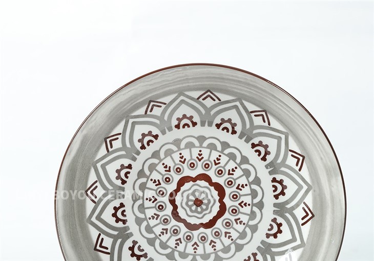 Bohemian Pad Print Dinnerware 24 Set