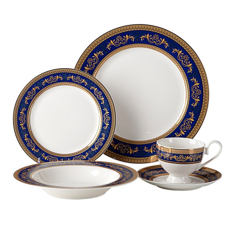 Bone China Tableware Set Luxury Fine