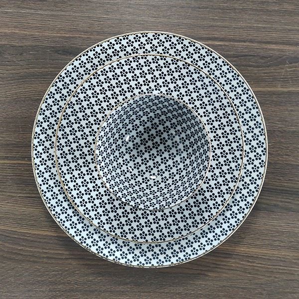 Ceramic Dinner Plates Dinnerware Set Dishes Luxury