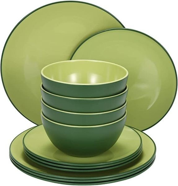 Color Glazed Ceramic Dinner Set
