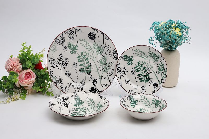 Veselă din ceramică Se poate spăla în mașina de spălat vase