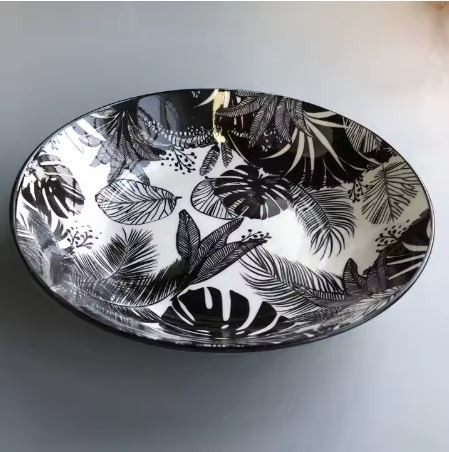 Ceramic Pad Printing Dishes Set