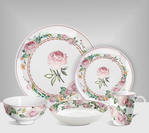 Set de ceramică de decal rafinat chinezesc