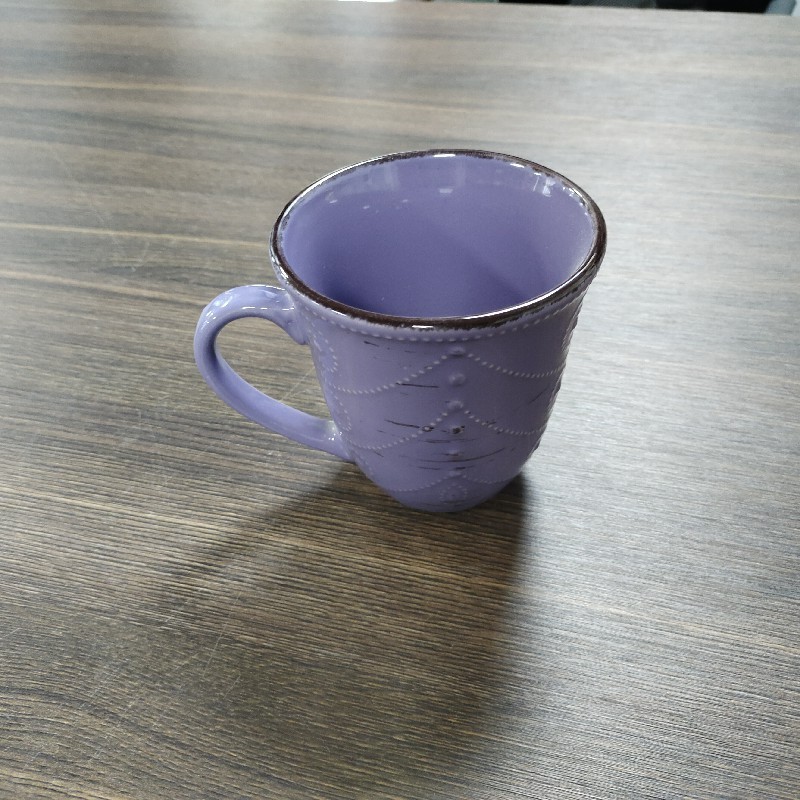 Color Glaze Embossed Drawing Tableware Set