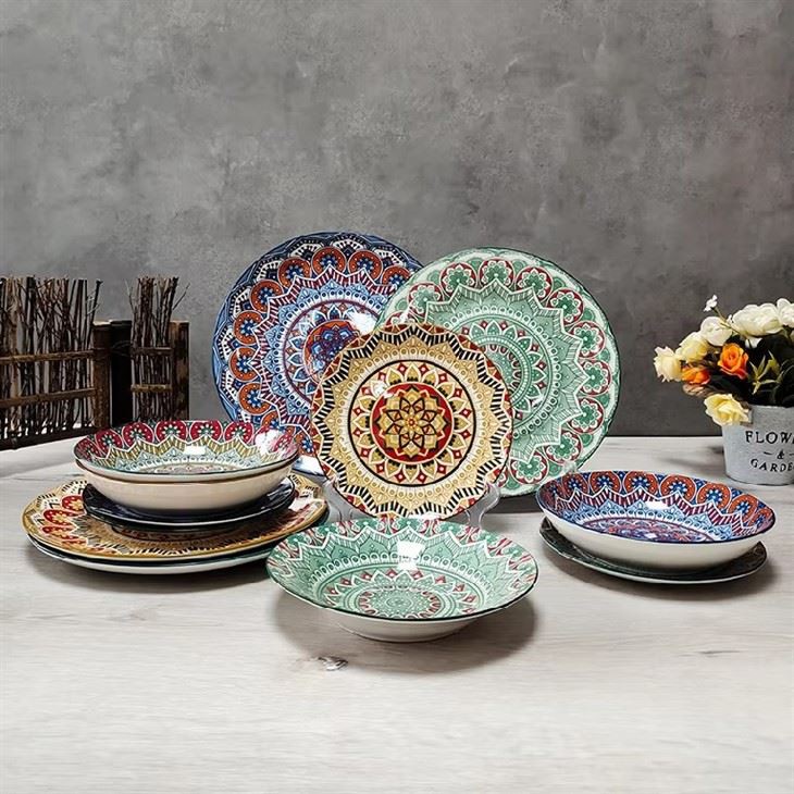 Plăci cu decal din ceramică cu design personalizat