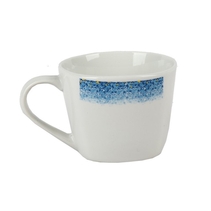 Blue Polka-dot Square Disk