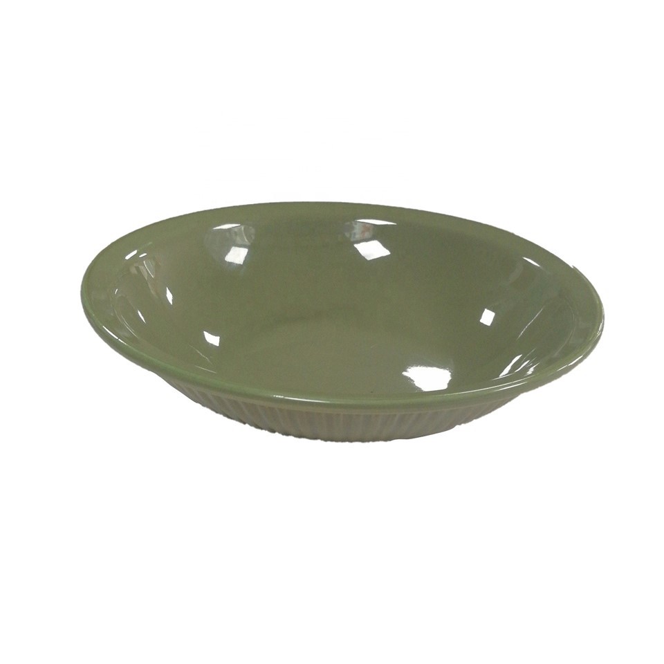 Green Embossed Ceramic Set