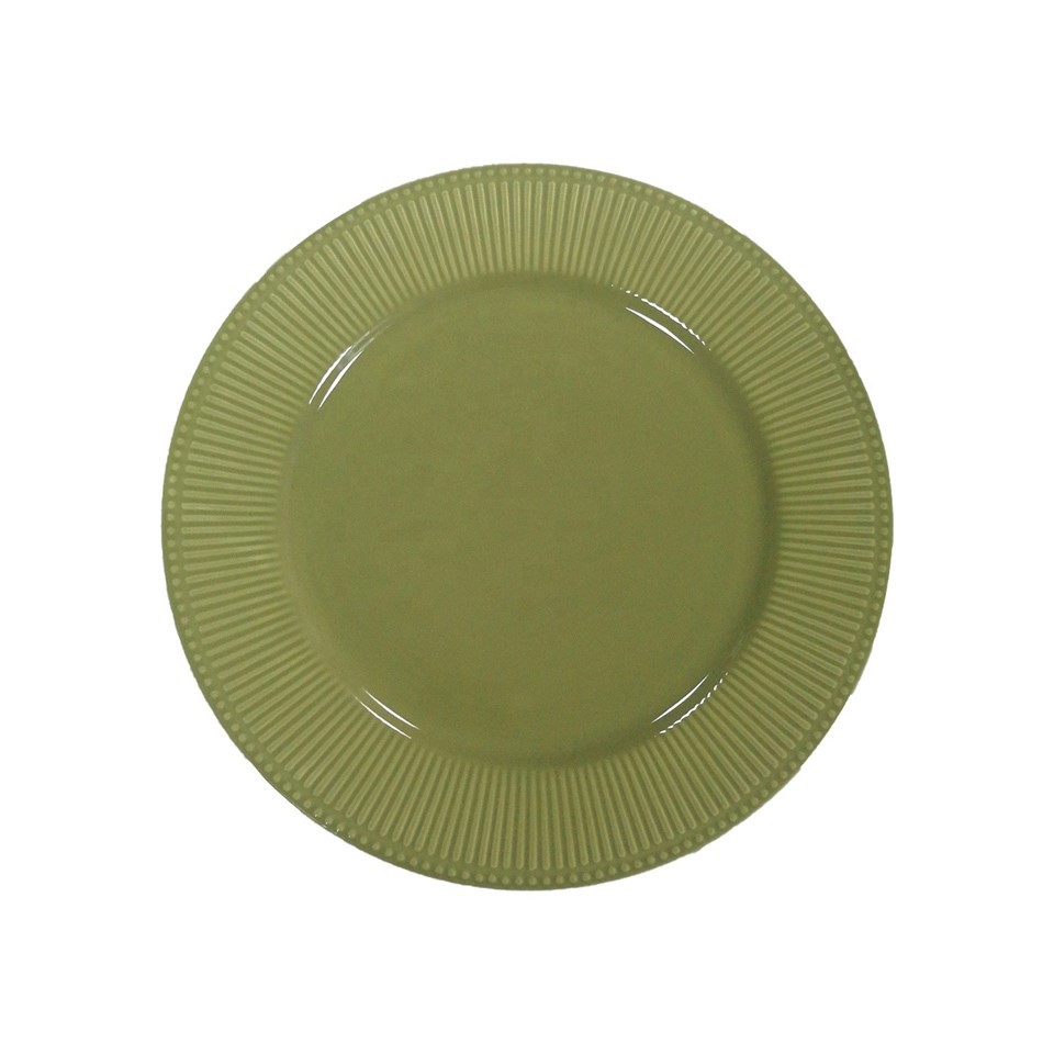 Green Embossed Ceramic Set