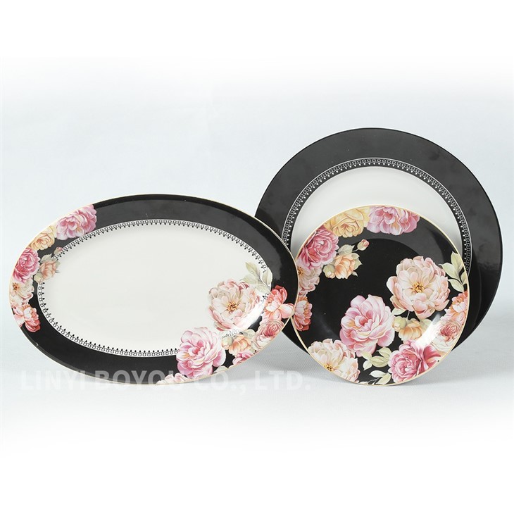 26pcs Decal Dinnerware Set