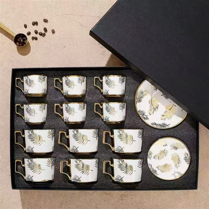 Veselă de lux pentru ceașcă de cafea Ambalare cutie de culoare