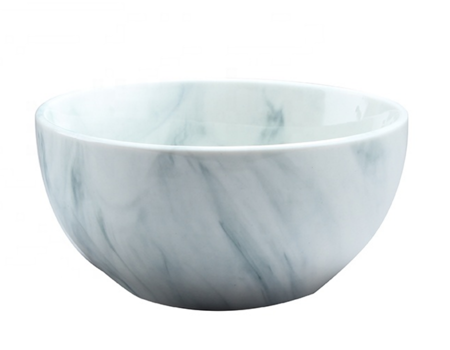 Marble Ceramic Tableware Set Of 4 Pieces