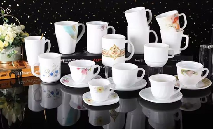 Opal Glass Coffee Mug Opal Glass Coffee Mug