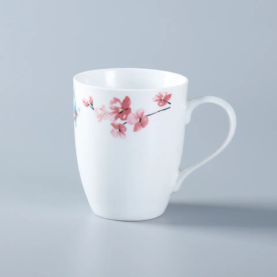 Decal Flower Cramic Porcelain Dinnerware Set