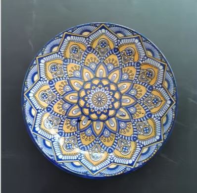 Pad Printing Fruit Plate With Different Pattern