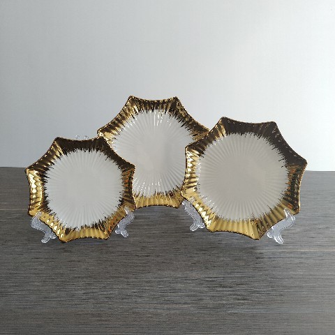 Popular Hot Sale Luxury Electroplated Plate