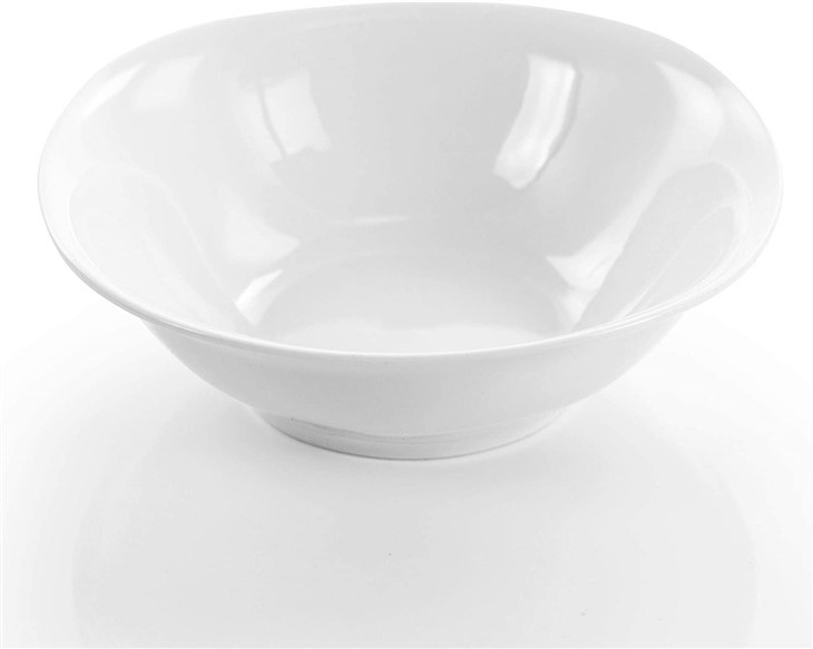Pure White Ceramic Hotel Dinnerware Set