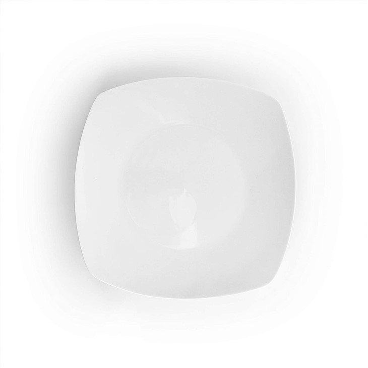 Pure White Ceramic Hotel Dinnerware Set