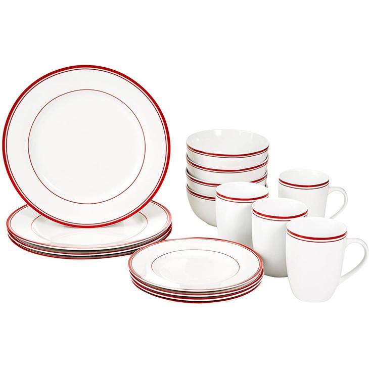 Red Striped Cutlery Set