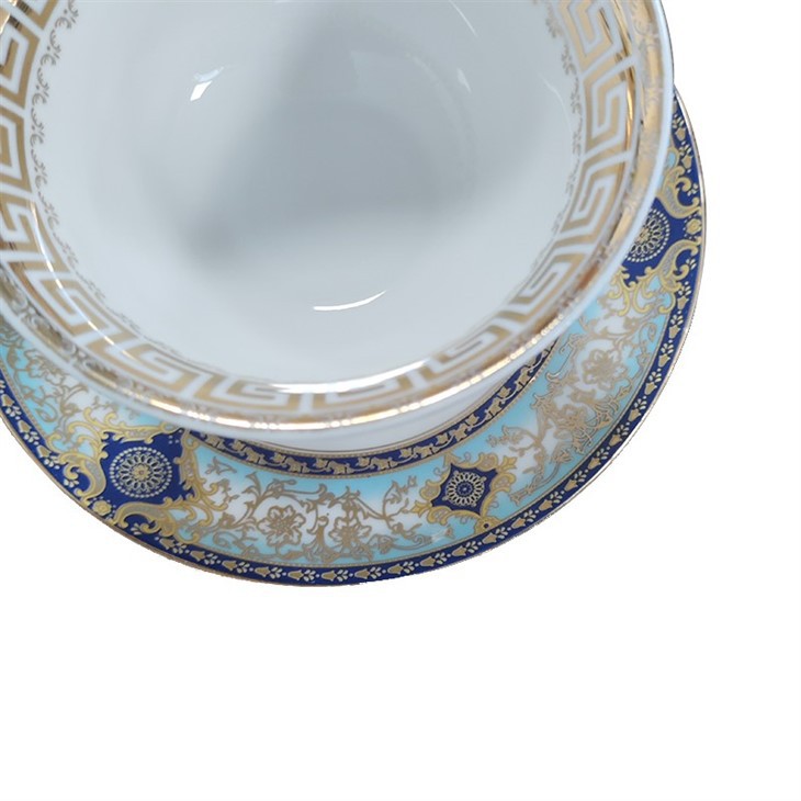 Round Ceramic Handle & Inner Color Mug