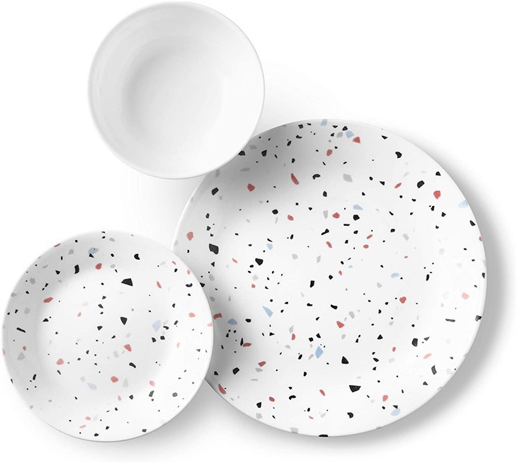 Small Fresh Ceramic Tableware Plate Set Wholesale