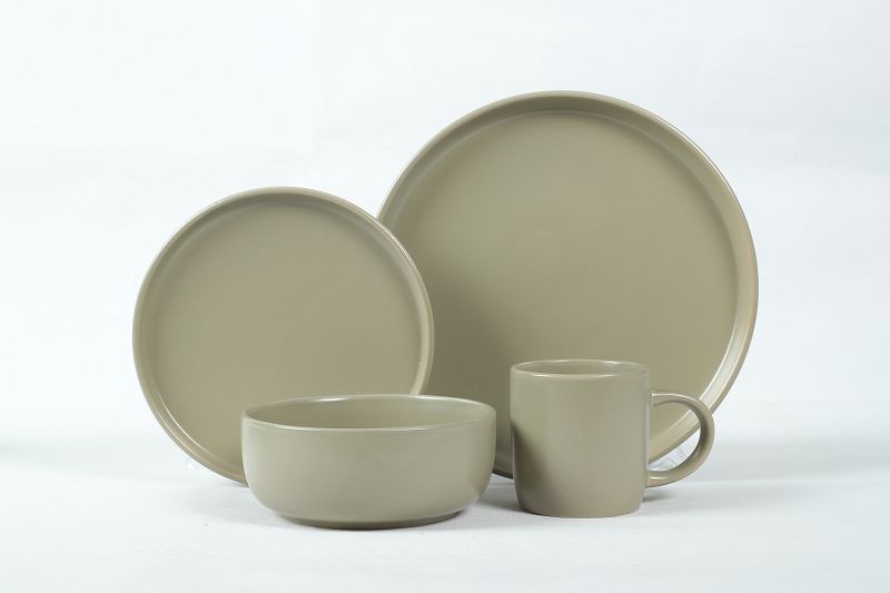 Set de veselă de culoare solidă