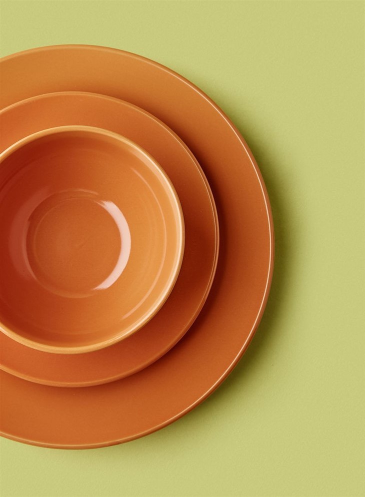 Stoneware Plate Dishes Bowls Piece Dinner Set