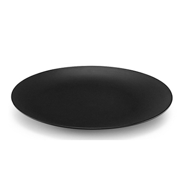 Wholesale Custom Restaurant Black Round Plate
